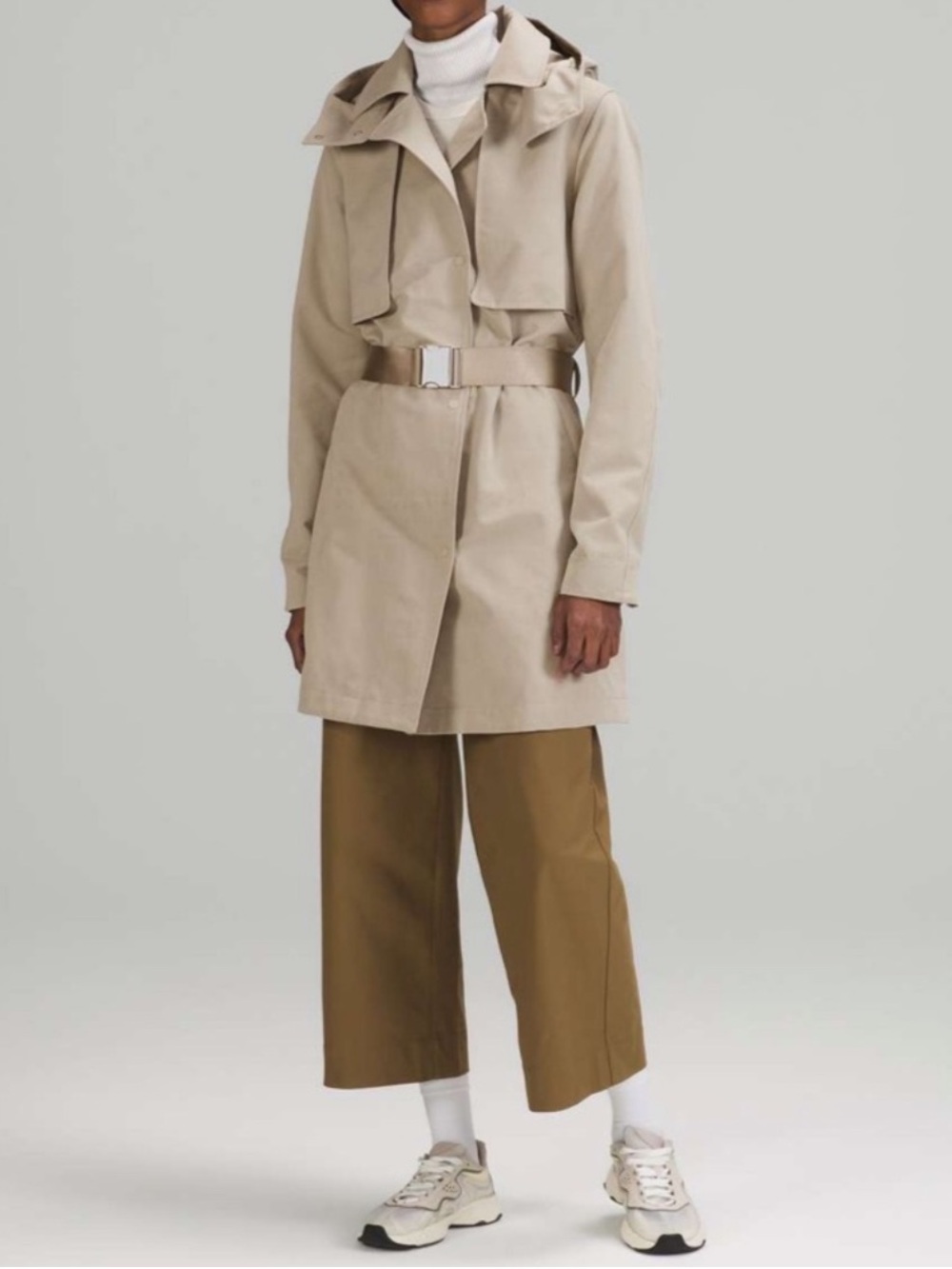 lululemon always there short trench coat